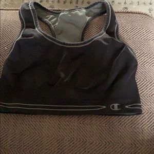 Black sports bra